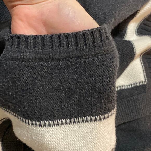 Calvin Klein Women's Knit Open Front Cardigan XS Preppy Pockets Long Sleeve Gray - Picture 11 of 11